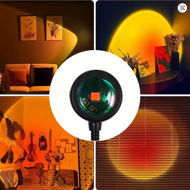 Lampe ambiance "coucher de soleil" - crée une atmosphère unique en 2 secondes !