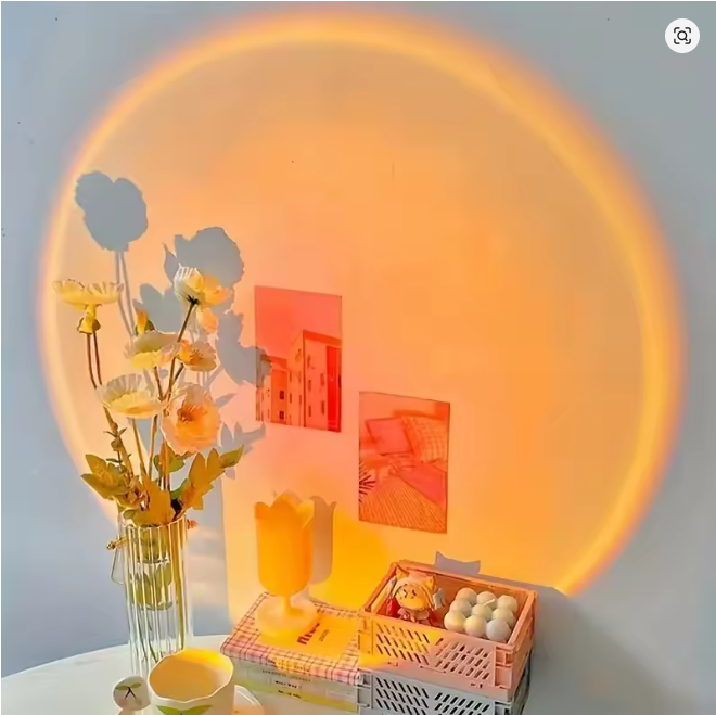 Lampe ambiance "coucher de soleil" - crée une atmosphère unique en 2 secondes !